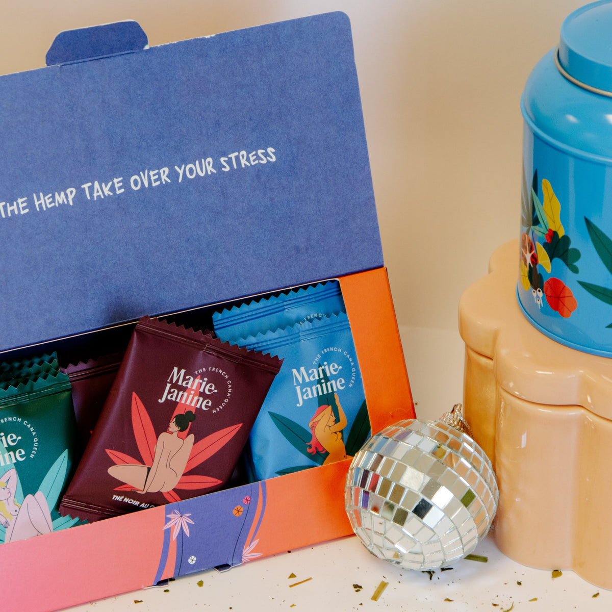 CBD tea and herbal tea box